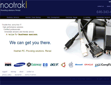 Tablet Screenshot of nootraksolutions.com